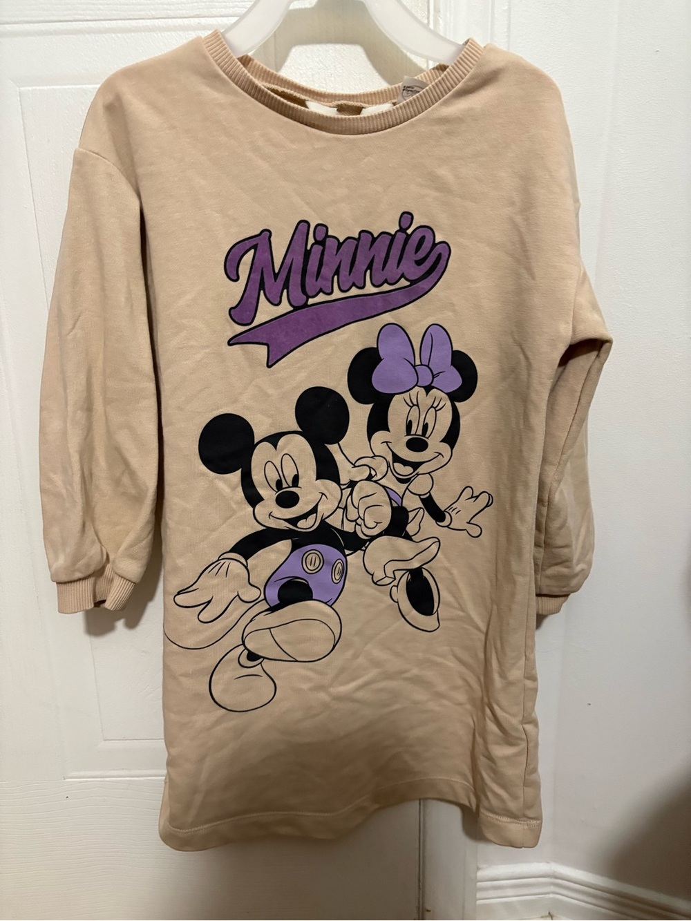H&M X Minnie & Mickey Long Sleeve dress 5-6 years